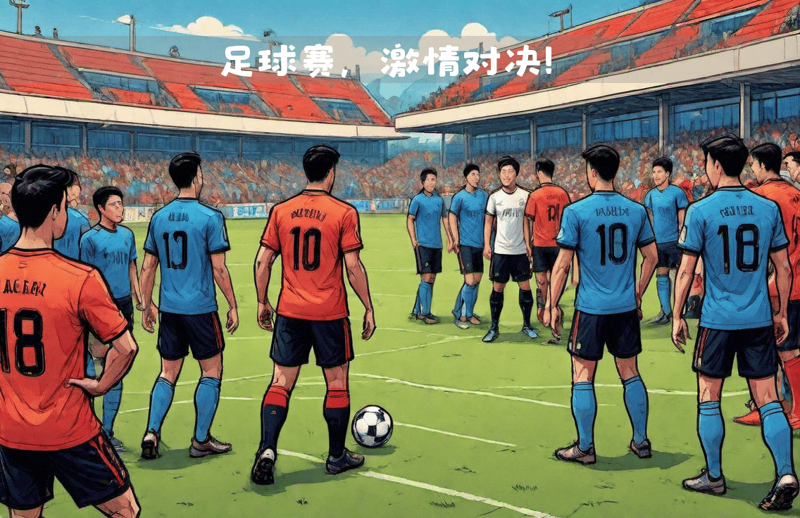 关于足球赛事激烈对决，球员相互角逐展现技艺的信息